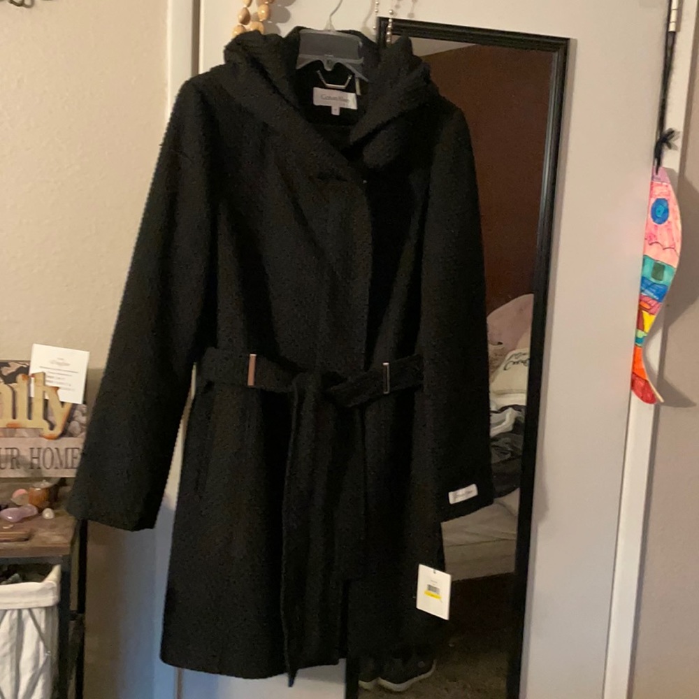 Calvin Klein Black Coat
